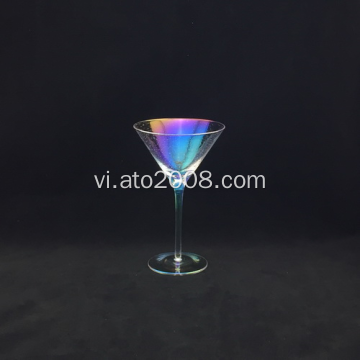 Mạ Thủy tinh Martini đầy màu sắc với bong bóng